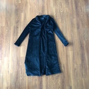 Black Fuzzy Robe